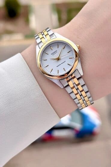 gəlin tacları: Qol saatı, Casio, rəng - Qızılı — 1