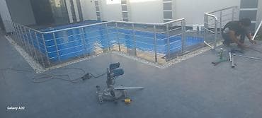 boru: Balkon məhəccəri, Paslanmaz polad — 1