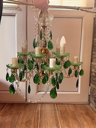 damla sulama: Çılçıraq, 6 lampa, Metal — 2