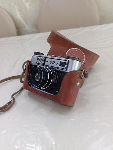 hdd disk: FED-5 film fotoaparatı + orijinal dəri futlyar və kəmər - Tip: 35 mm — 4