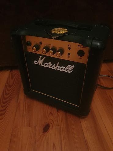 Музыкальные инструменты: Marshall mg10 amp (amfi).
Qiymətdə endirim ola bilər — 1