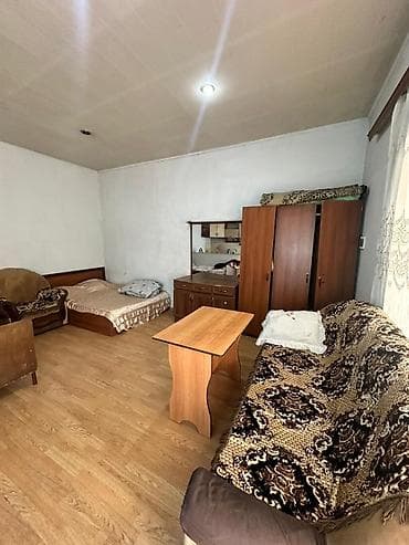 modul tipli ev: 1 otaqlı mənzil – studiya tipli plan. Geniş, işıqlı otaq və açıq — 1