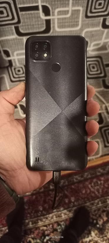 Realme C21, rəng - Qara, Barmaq izi