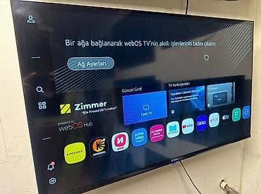 Zimmer. 140sm smart tivi yutube netfilix va 10 gub istifade olub hec