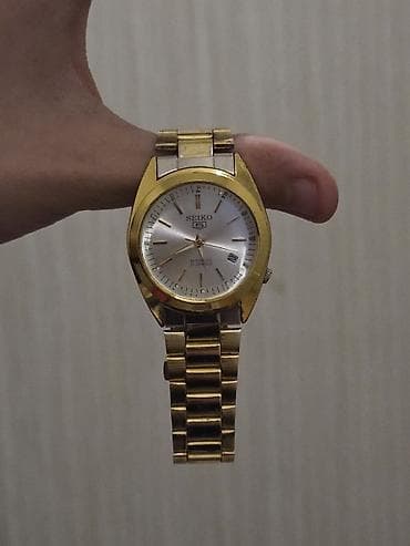 apple saatlar: İşlənmiş, Qol saatı, Casio, rəng - Qızılı — 1