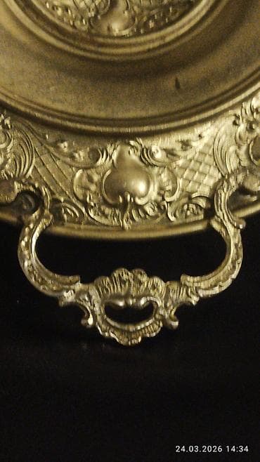 kas: Məhsul: Mis qab – kolleksiya üçün köhnə tipli metal qazan/kasa 1910 — 3