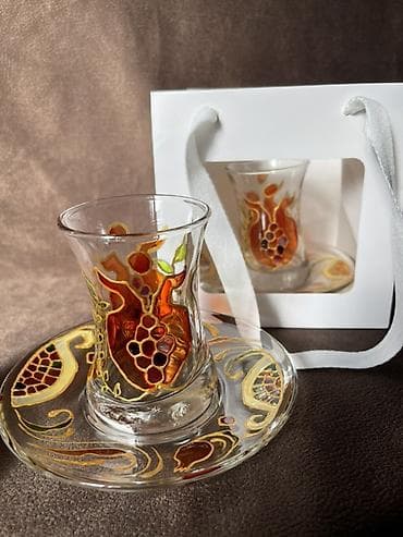 çay serviz: Çay dəsti, Şüşə, 1 nəfərlik — 1