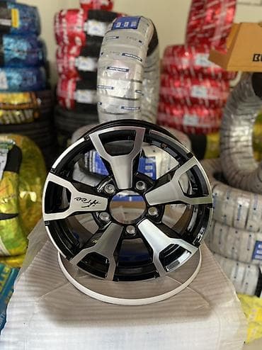 qazel tekerleri: Yüngül lehimli disk – 5 boltlu, ikirəng dizayn - Material: yüngül — 1