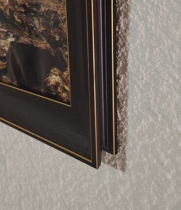 Divar üçün çərçivəli mənzərə tablo - Mövzu: dağlar arasında yerləşən — 3