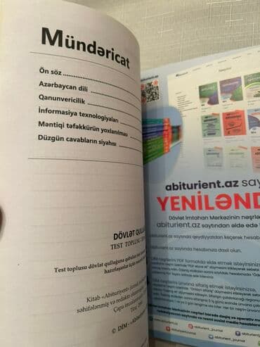 dovlet qulluguna hazirliq kitabi pdf: Satılır: Kitab dəsti 1) 2024 “Dövlət qulluğu – Test toplusu” (DİM) - — 4