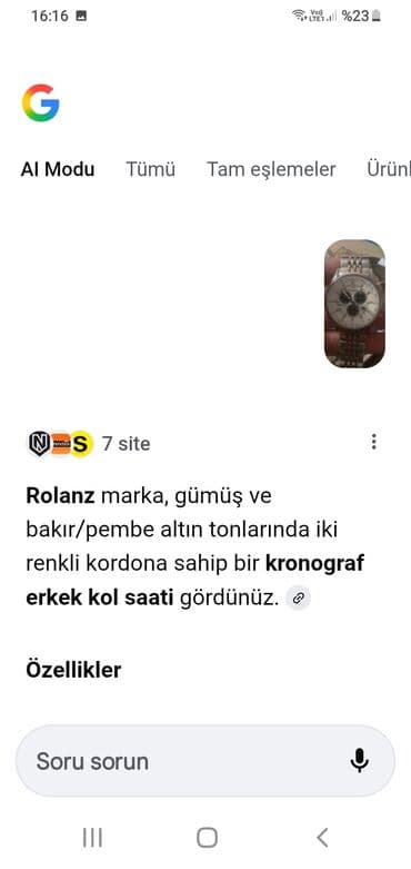 Qol saatı, rəng - Gümüşü