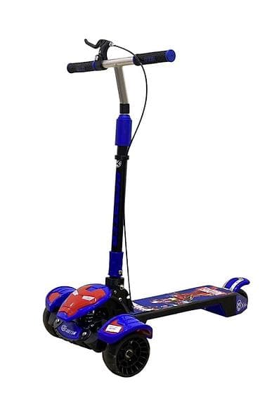 motor kaski: Uşaq skuterı – 3 təkərli, işıqlı və musiqili - Rənglər: mavi və — 1