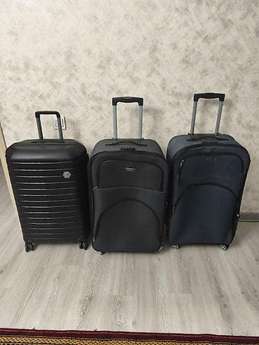 Səyahətçi çamadan dəsti – 3 ədəd - Ölçülər: üç müxtəlif ölçü (kabinə