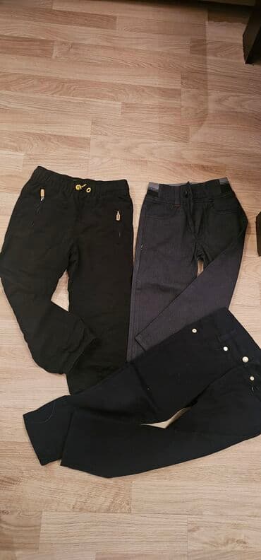 Rəng - Qara, Gündəlik şalvarlar, Oğlan üçün, 3 - 4 yaş