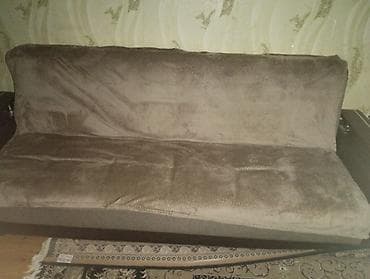 kunc mebel: Qəhvəyi rəngdə açılıb-yığılan divan - Rəng: tünd-bej/qəhvəyi - — 1