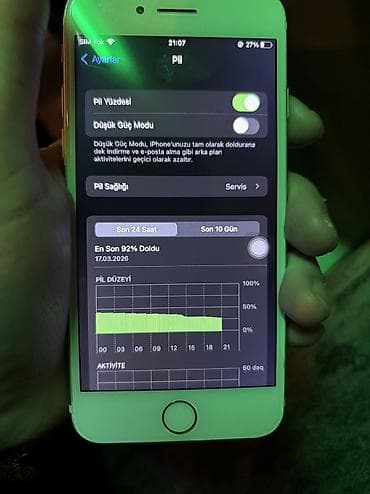 iponalar: IPhone 7, 32 GB, Qızılı, Barmaq izi — 7