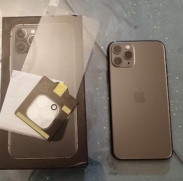 adapter iphone: IPhone 11 Pro, 64 GB, Space Gray, Face ID, Simsiz şarj, Sənədlərlə — 3