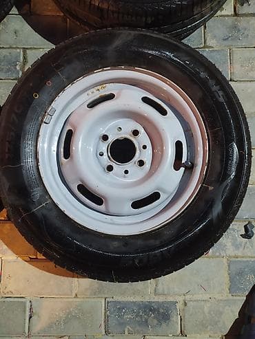 ford transit connect: 4 ədəd təkər diski və şin komplekti təzə işlənməmiş masazirda . işde — 2