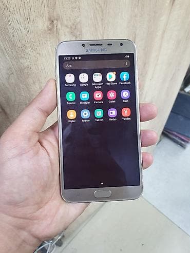 data modem sim card: Samsung Galaxy J4 2018, 32 GB, rəng - Qızılı, İki sim kartlı — 3