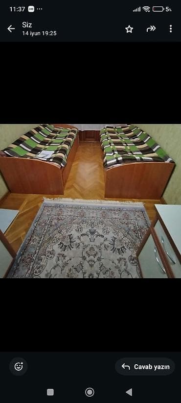 Oğlan və qız üçün, 2 təknəfərlik çarpayı