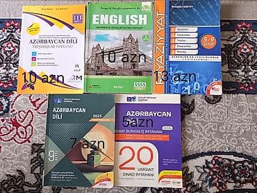Kitablar ideal veziyyetdedir. Dərs və imtahana hazırlıq üçün kitablar