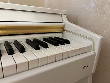 gitara akustik: Rəqəmsal pianino – “Symphony” dizaynlı, parlaq ağ korpuslu model — 6