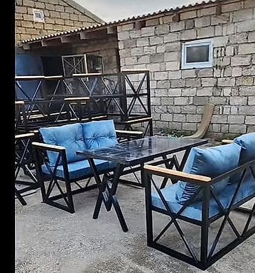 kuxna stolari: Mətbəx üçün, Yeni, Açılmayan, Dördbucaq masa, 4 stul — 8