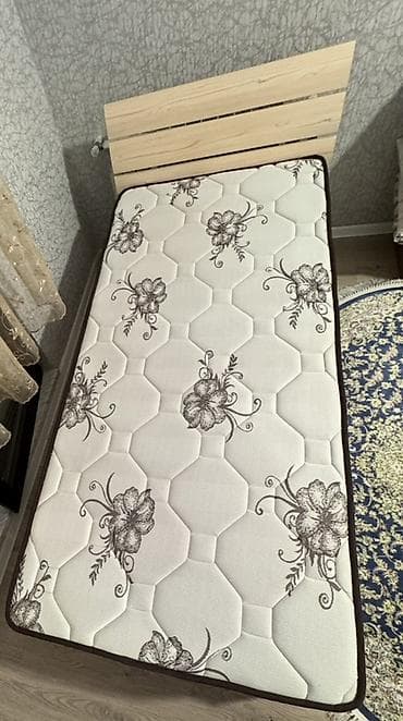 tek qrafat: Təknəfərlik çarpayı, Bazasız, Matras ilə, Siyirməsiz — 2