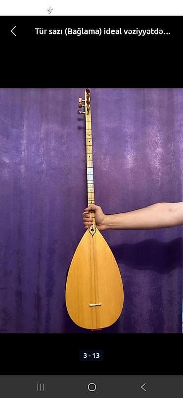 Kitablar və jurnallar: Türk sazı (Bağlama) – elektro-akustik model - Uzun saplı bağlama - — 4