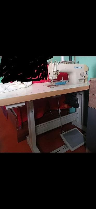 Yamata sənaye tikiş maşını – masa və ayaq pedalı ilə komplekt