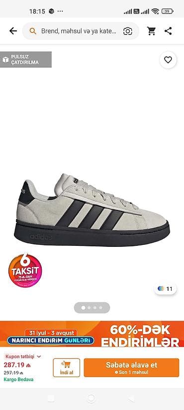 Мужская обувь: Məhsul: adidas Grand Court Alpha 00s (IH1287) kişi idman ayaqqabısı - — 3