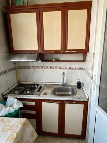 шкафчики на кухню: İşlənmiş, Açılan, Düz dolab — 6