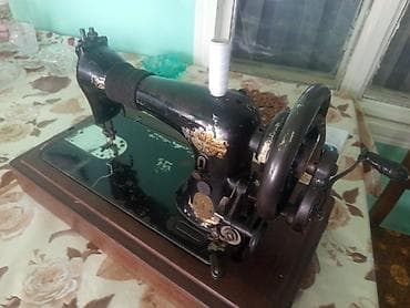 qaraqan birinci addim: Məhsul: Mexaniki tikiş maşını Təsvir: - Klassik, əl ilə fırladılan — 1