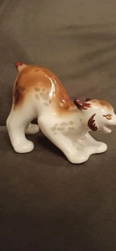 ваза напольная керамическая высокая: Heykəlcik, 1950 il, Farfor, SSRİ, Pulsuz çatdırılma, Ödənişli çatdırılma — 9