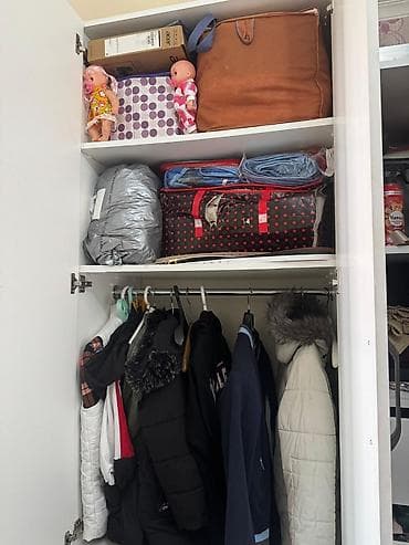 dehliz dolabi 2ci el: Yeni, 2 qapılı, Ağ, Açılan, Düz dolab — 3