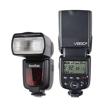 video reqistrator: Godox V850II fotoaparat üçün xarici flaşdır. Model üzərində “V850II” — 1