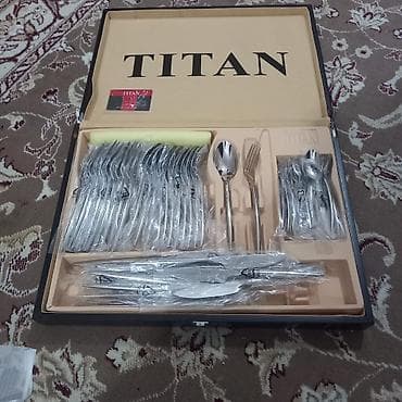 TITAN süfrə bıçaq-qaşıq dəsti - Brend: TITAN - Material: paslanmayan