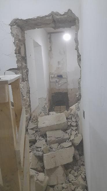 2.el pencere: Daş-divarların sökülməsi və açılışların hazırlanması xidməti - — 4