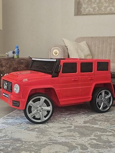 rc car: Uşaqlar üçün elektrikli minik maşını – SUV tipli, qırmızı rəng — 2
