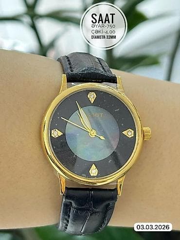 Zərgərlik əşyaları: Qol saatı, Tissot, rəng - Qızılı — 6