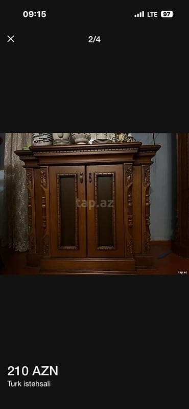 qab rəfi: Düz TV altlığı, Polkalı, Taxtalı, Türkiyə — 2