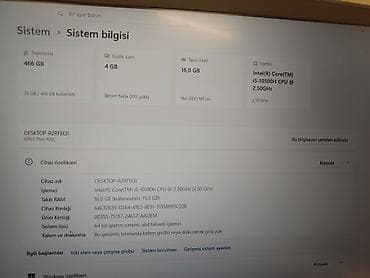 max kalonkalar: MSI oyuncu noutbuku -Prosessor: Intel(R) Core(TM) i5-10500H CPU @ — 5