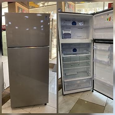 televi: 2 qapılı Samsung Soyuducu Satılır, rəng - Boz, Təkərli — 1