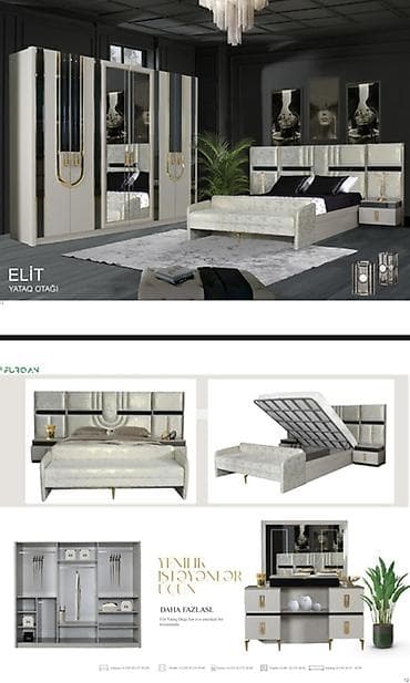 İkinəfərlik çarpayı, Dolab, Termo, Tumba, Yeni