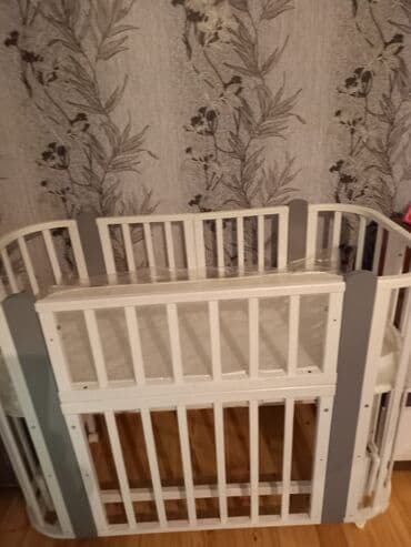 doseme taxta: Oğlan və qız üçün, Yumru, Beşik, Dəst ilə, Matras ilə, Yellənmə mexanizmsiz — 1