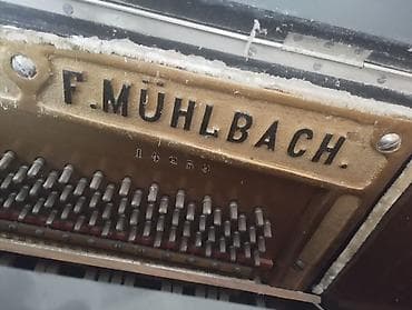 akustik gitara: Antik piano – F. Mühlbach upright - Brend/model: F. Mühlbach (daxili — 3