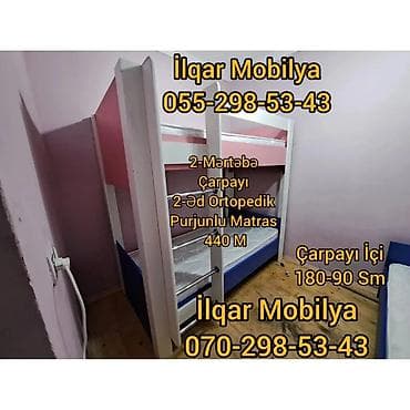 ucuz kravat: Oğlan və qız üçün, Yeni, Çarpayı, Matrassız, Siyirməsiz, Laminat — 5