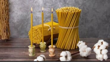 Lincoln: Свеча Цилиндрическая, Пчелиный воск — 2