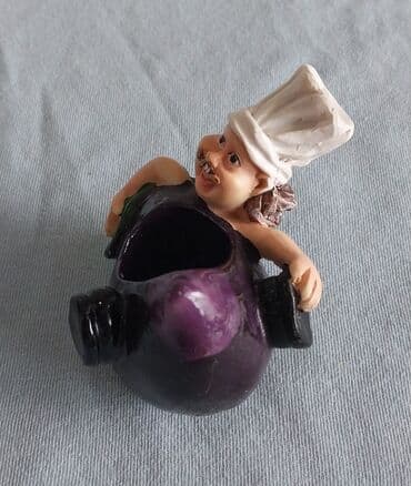 ag badimcan: Fiqur, Keramika, rəng - Bənövşəyi — 4