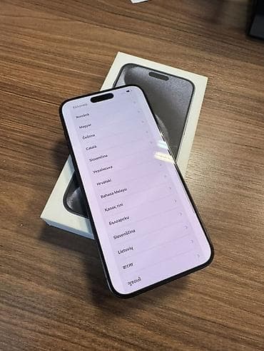 mac pro: IPhone 15 Pro, 256 GB, Black Titanium, Simsiz şarj, Face ID, Sənədlərlə — 3